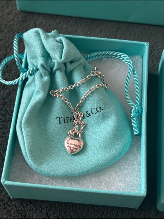 Tiffany & Co. Jewelry - Tiffany & Co. Sterling Silver full Heart bracelet small